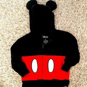Boys 3T Disney Mickey Mouse zip up hoodie